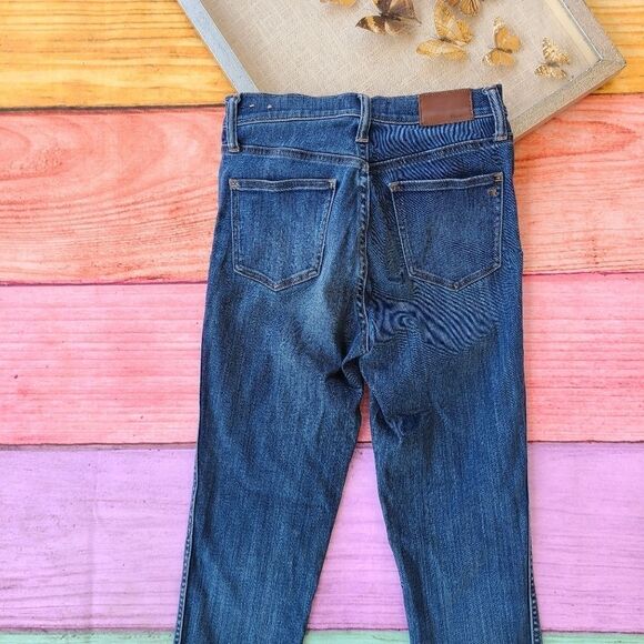 Madewell Blue 10" High Rise‎ Skinny Ankle Jeans 27 Classic Casual - Picture 6 of 9
